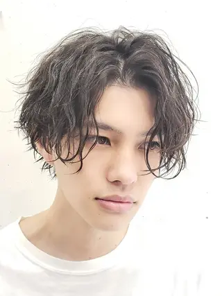 パーマ メンズ 原宿 フェザーパーマ fifth イノウエのヘアスタイル