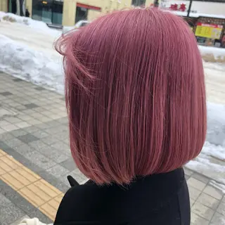 ショート カラー 垢抜けハイトーン×ブ ロウリストAZUKIのヘアスタイル