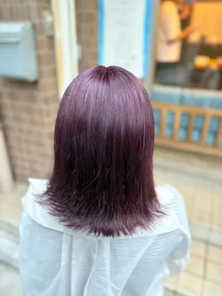 カラー 鴇田 幸咲 /ハイトーンカラーのヘアスタイル