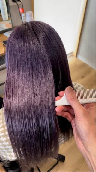 ロング カラー Iz所属・マスダ ヤスノリのヘアスタイル