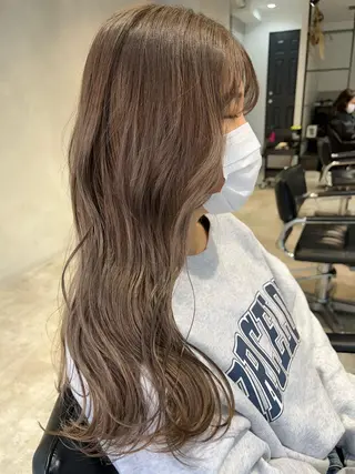 ロング カラー M IIのヘアスタイル