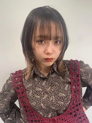 ミディアム youres hair 髪質改善トリートメント&ヘッドスパ  新宿三丁目店所属・髪質改善/艶髪 韓国レイヤー/えすたのヘアスタイル