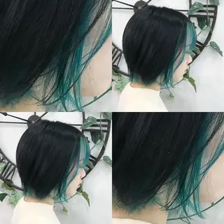 ショート カラー ハイトーン💫 エクステ💫maiのヘアスタイル