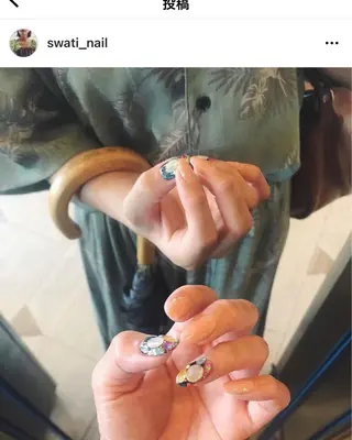 ネイル ヘアーサロン大野所属・nailsalon SWATiのネイルデザイン