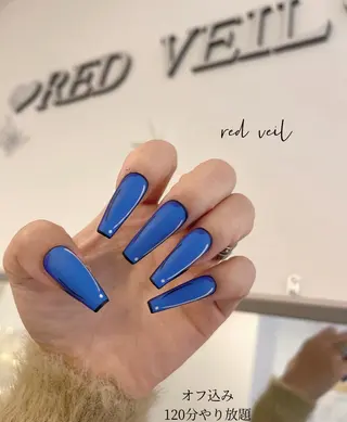 セミロング ネイル 長さ出し専門 nynaのネイルデザイン