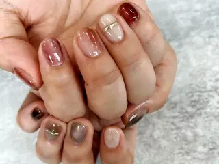 ネイル 阿部 ほのかのネイルデザイン