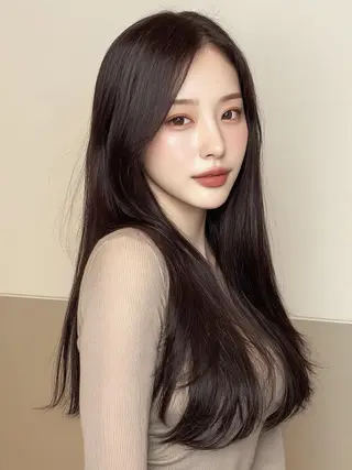 ロング 縮毛・髪質改善🩰 mai🐰ྀི🤍のヘアスタイル