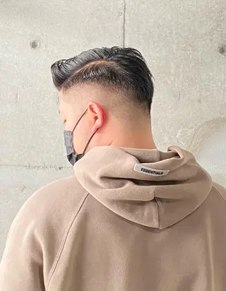 ショート パーマ メンズ MENS  FEEL南森町所属・佐藤 達郎のヘアスタイル