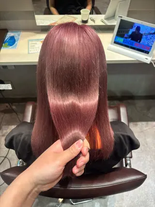 ミディアム カラー La fith hair reve所属・🎀髪質改善艶カラー 🎀　AYAKAのヘアスタイル