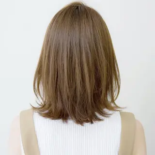 セミロング パーマ カラー 大人可愛いショート 原田美千留のヘアスタイル