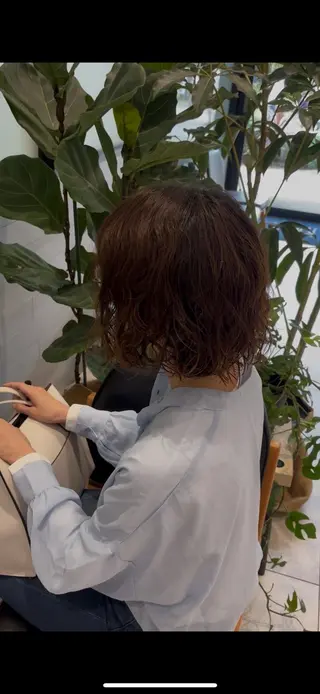 パーマ 小手巻きパーマ/毛流 れパーマ/RYUTOのヘアスタイル