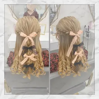 ロング ヘアアレンジ ヘアセット/着付け 𓇼 松本 夏美𓇼のヘアスタイル