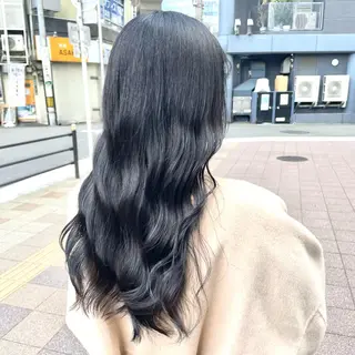 ロング カラー 🔵暗髪 特化🔵 梅田・増田のヘアスタイル