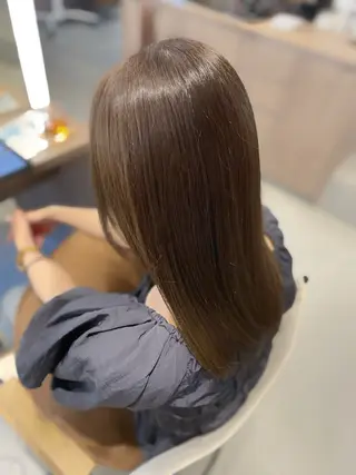 ロング 髪質改善/縮毛/トリ ートメント/平野広大のヘアスタイル