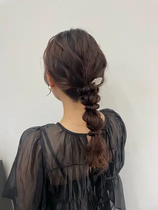 ロング フレアジェネラス所属・堀 綾花のヘアスタイル