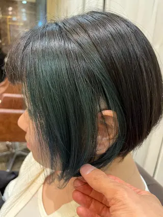 ショート LucksiMie ginza 明松のヘアスタイル