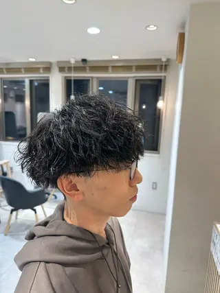 パーマ メンズ AI TOKYO  men's 横浜所属・【パーマの達人】 💎メンズ特化🔥徹のヘアスタイル