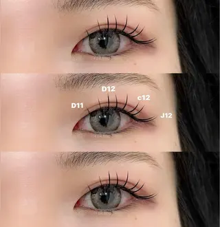 マツエク・マツパ MAQUM𖤐 Satsumiのマツエク・マツパデザイン