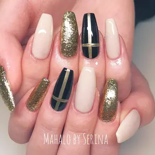 セミロング カラー ネイル SUNNY BAE. SERINAのネイルデザイン