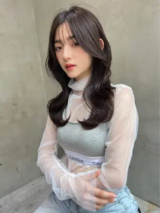 ロング カラー LIBERTE  [リベルテ]所属・mao/ 銀座アシスタントのヘアスタイル