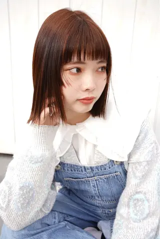 ミディアム カラー ヘアアレンジ JIEN 🌷 sakuraのヘアスタイル