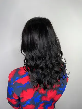 ミディアム カラー 髪質改善縮毛矯正 kosuke_IJKのヘアスタイル