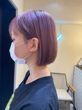 ショート ハイトーンカラー 🦋yuri🦋のヘアスタイル