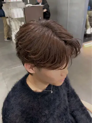 カラー メンズ 河合 澪のヘアスタイル