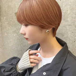 ショート カラー 🎧パーソナルケア/ 透明感カラー/ミユのヘアスタイル