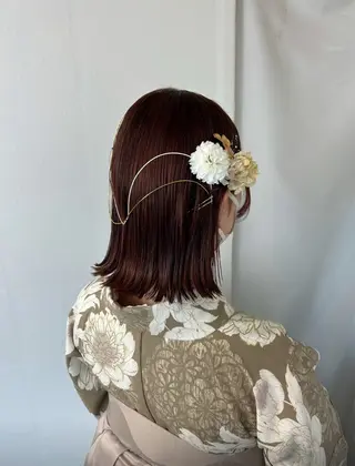 🎀モモ🎀 艶髪/透明感カラーのヘアスタイル