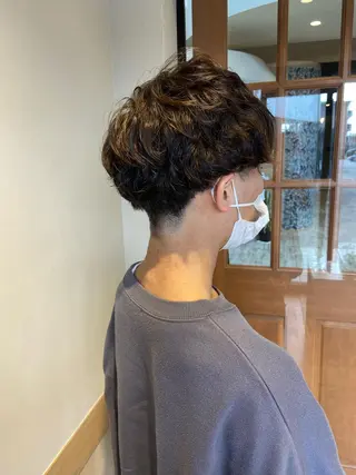 パーマ メンズ 津田 七美希のヘアスタイル