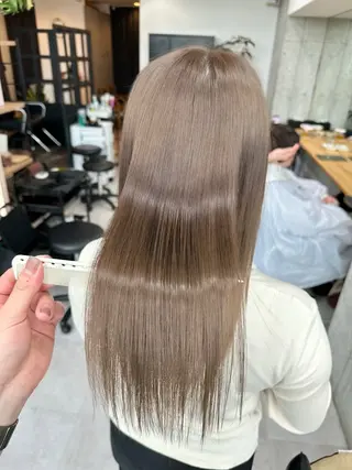 セミロング ✨透明感カラー 恵比寿HAYATO✨のヘアスタイル