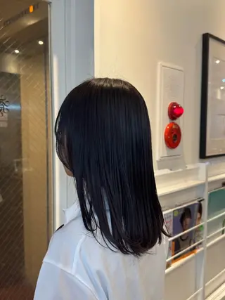 カラー La fith hair charme 渋谷店【ラフィス ヘアー シャルム】所属・🤎艶カラー/縮毛/ クルミ🤎のヘアスタイル