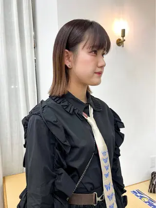 ミディアム こっくりカラー/艶髪 /amy.山口瑞稀のヘアスタイル