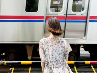 ミディアム カラー imai /カット/パーマのヘアスタイル