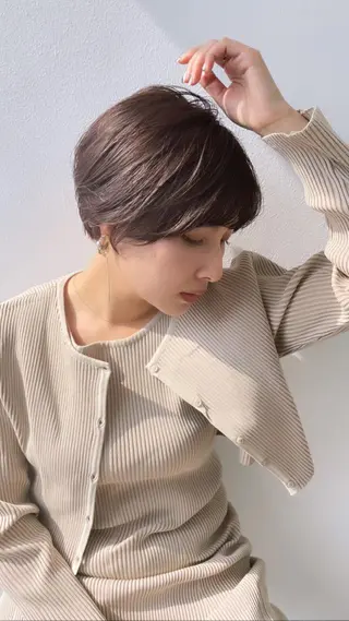 ショート カラー WEG所属・韓国レイヤー/艶髪 WATSUKIのヘアスタイル