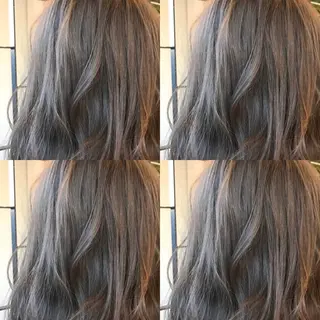セミロング カラー Hanna by W_SALONのヘアスタイル