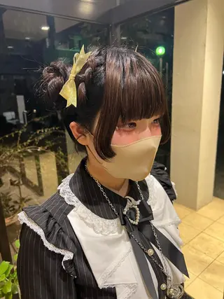 セミロング ヤマダレナ/個室/ 透明感艶カラー😽✨のヘアスタイル