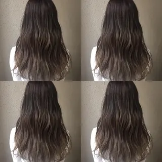 ロング カラー パーマ ヘアアレンジ メンズ キッズ ネイル マツエク・マツパ 新宿/髪質改善/ 美髪矯正✨浅江通友のヘアスタイル
