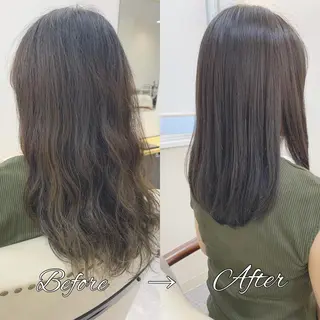 セミロング H所属・H (エイチ) 烏丸御池店のヘアスタイル