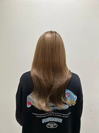 ロング カラー SVTオタク美容師 ねねのヘアスタイル