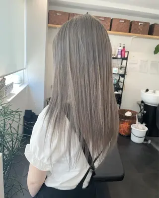 ロング カラー JIL BLAN 京都所属・RU RIのヘアスタイル