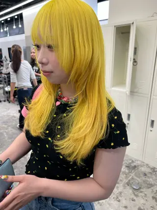 ロング 🌈ハイトーンカラー ⋆˚ʚɞにいな🌈のヘアスタイル
