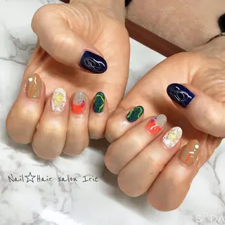 ネイル Hair salon Irie所属・與儀 知佳のネイルデザイン