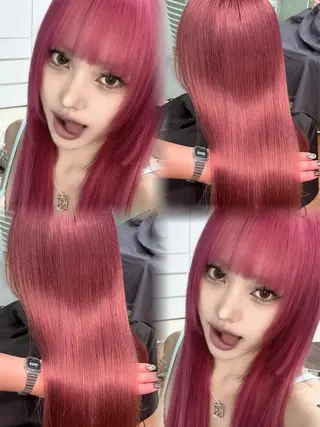 カラー 艶盛れ透明感カラー/ kanna🖤のヘアスタイル