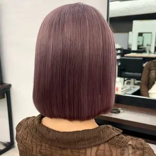 ショート カラー ボブ/レイヤー/ 艶髪/HANA💗のヘアスタイル