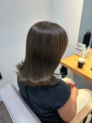 ミディアム カラー CURIO/南船場 /RIN💈🍎のヘアスタイル