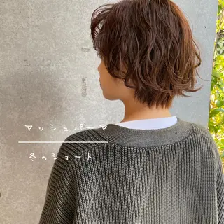 ショート 白髪ぼかしシークレッ トハイライト/店長のヘアスタイル