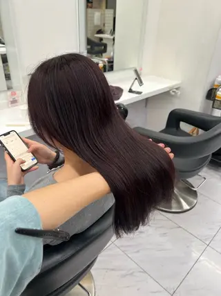 セミロング カラー 韓国レイヤーカット /REIのヘアスタイル