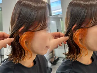 ミディアム カラー MOE 🌙新宿三丁目のヘアスタイル